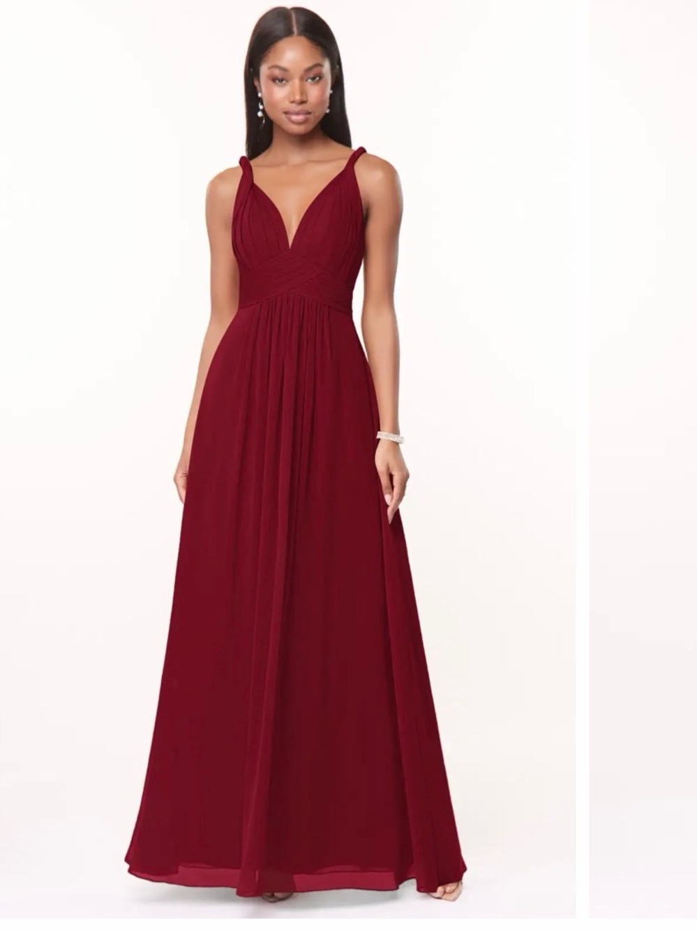 Elegant bridesmaid maxi dress